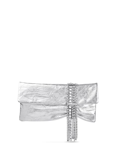 Silver-tone Zandra clutch bag Jimmy Choo - women